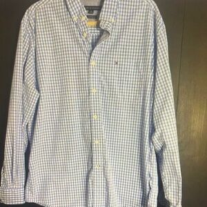Men's Blue Checkered Shirt